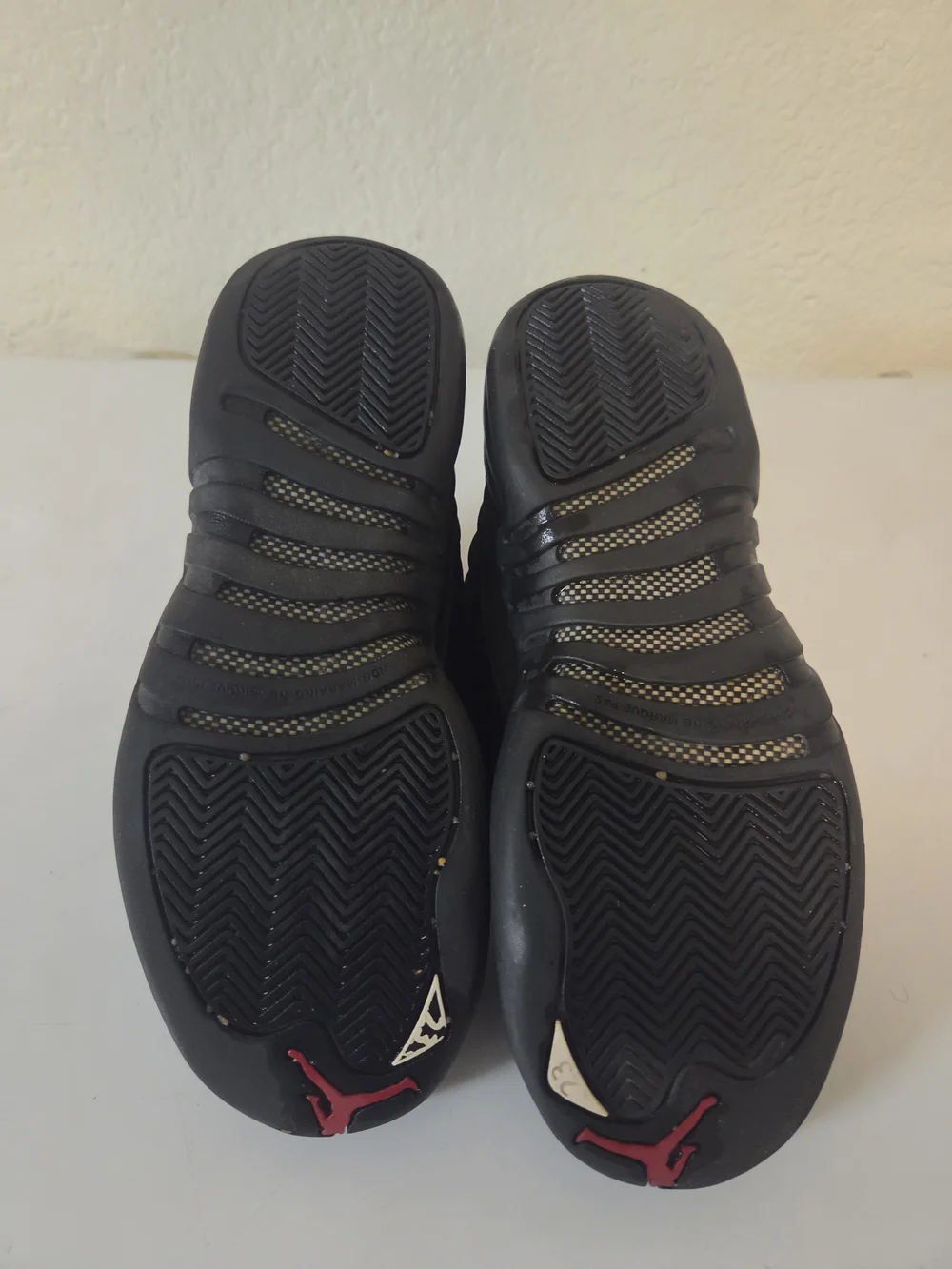 Jordan Men's Black Retro 12 Basketball Shoes